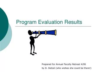 Program Evaluation Results