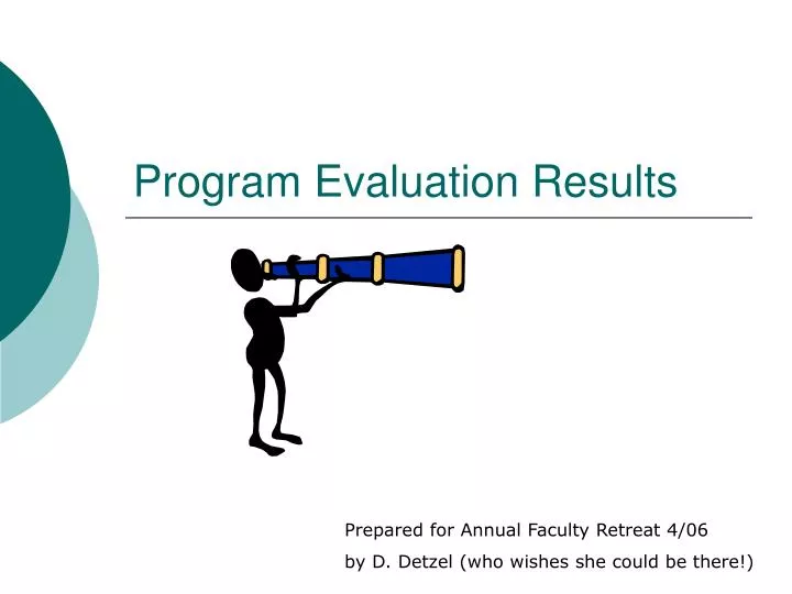 program evaluation results