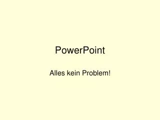 alles kein problem