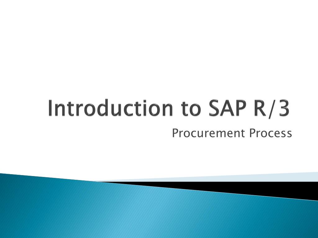 PPT - Introduction to SAP R/3 PowerPoint Presentation, free download ...