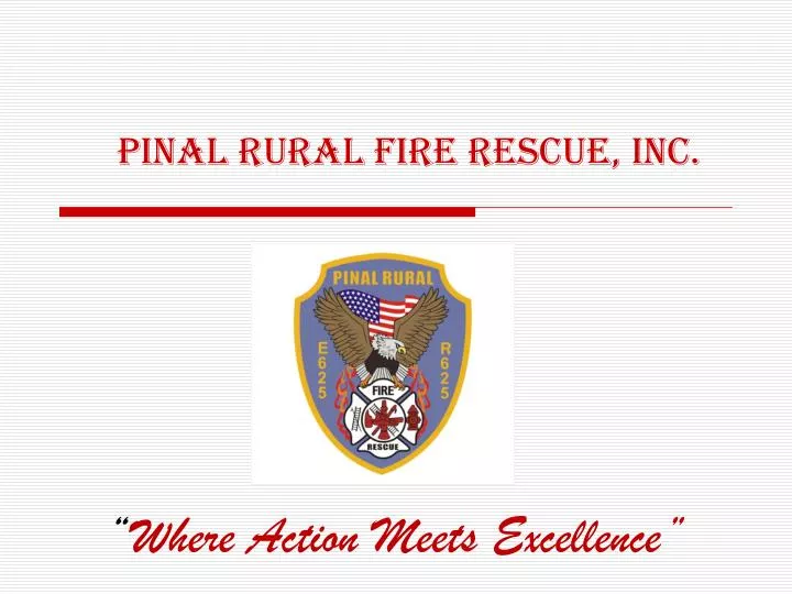 pinal rural fire rescue inc