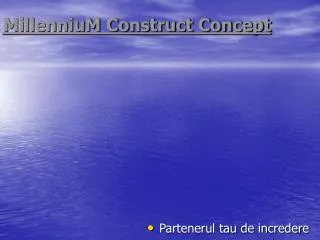 millennium construct concept