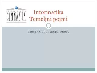 informatika temeljni pojmi