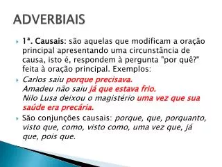adverbiais