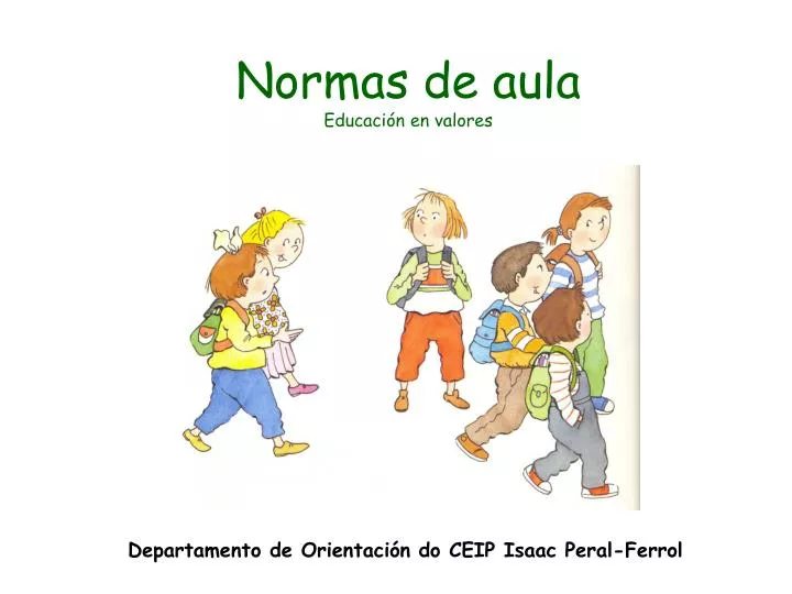 normas de aula educaci n en valores