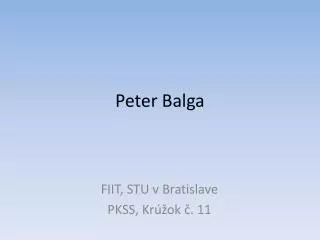 peter balga
