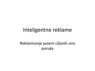 inteligentne reklame