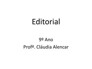 editorial