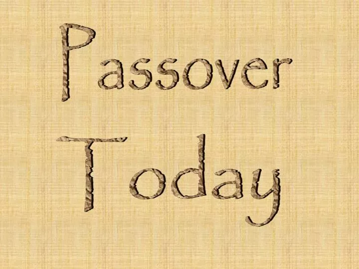 PPT - Passover PowerPoint Presentation, free download - ID:5267612