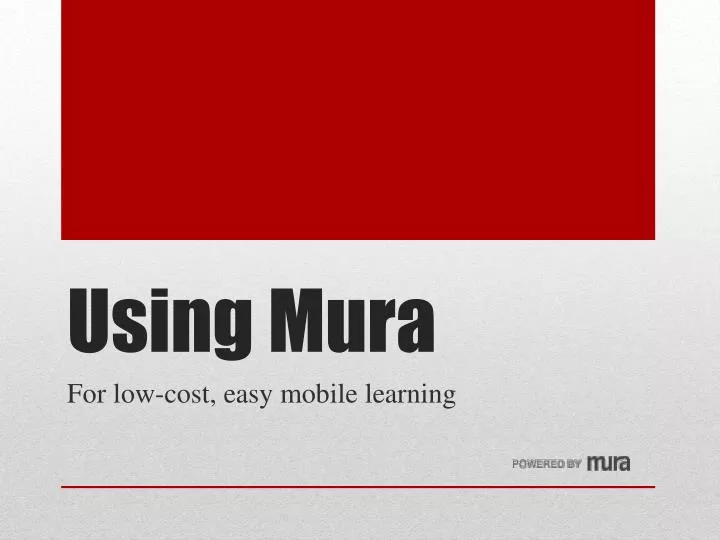 using mura