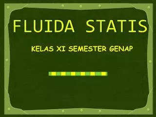fluida statis