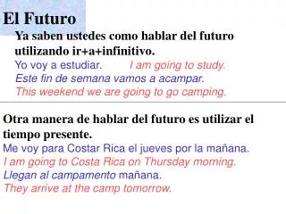 el futuro