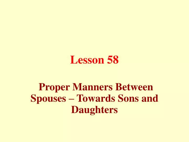 lesson 58