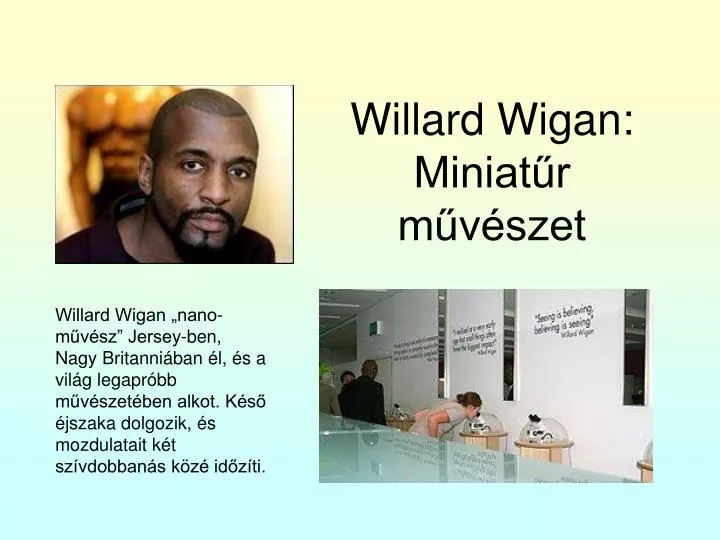 willard wigan miniat r m v szet