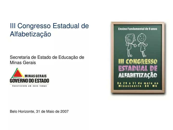 iii congresso estadual de alfabetiza o