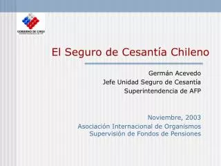 el seguro de cesant a chileno