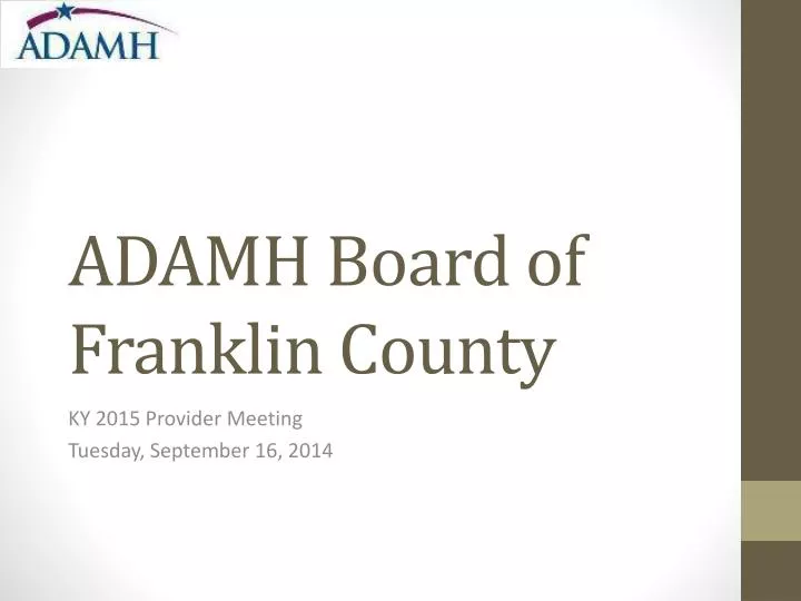 adamh board of franklin county