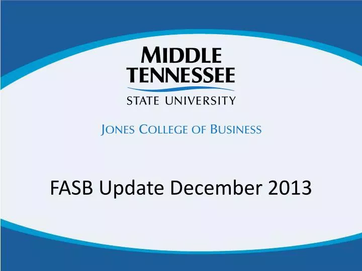 fasb update december 2013