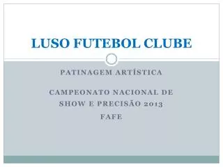 luso futebol clube