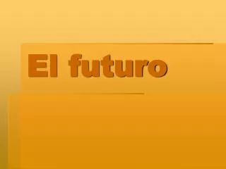 el futuro
