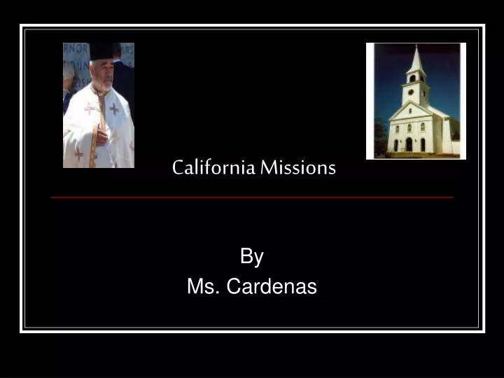 california missions