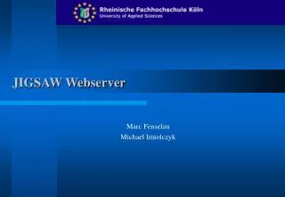 jigsaw webserver