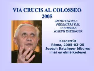 via crucis al colosseo 2005