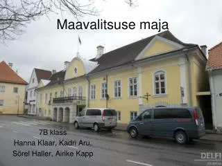 maavalitsuse maja
