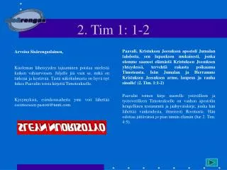 2 tim 1 1 2