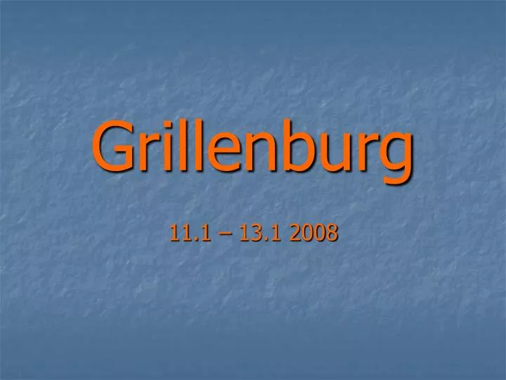 grillenburg