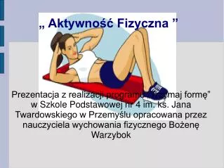 aktywno fizyczna