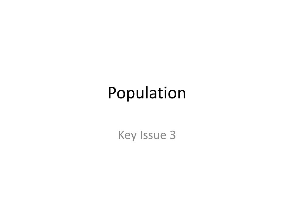 Population - slide 1