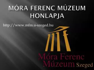 m ra ferenc m zeum honlapja