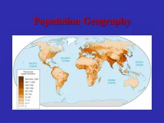 population geography