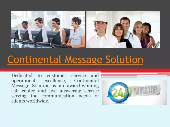 continental message solution