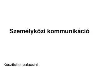 szem lyk zi kommunik ci
