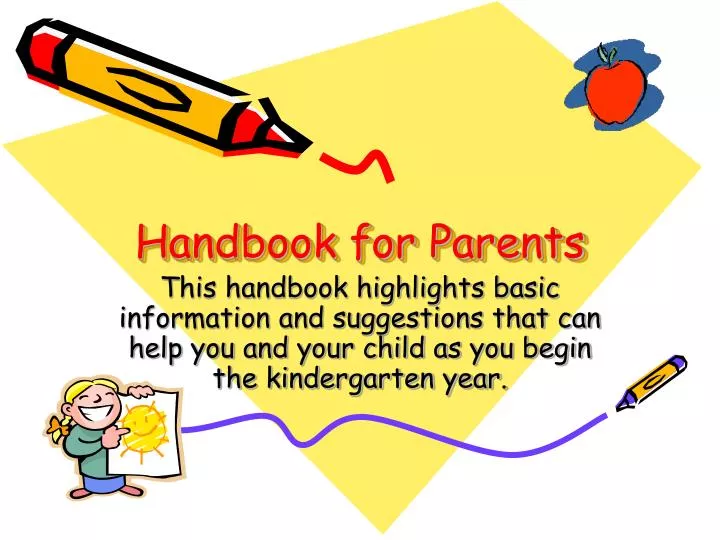handbook for parents