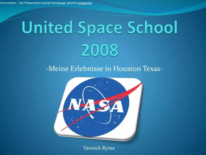 united space school 2008