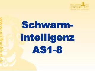 schwarm intelligenz as1 8