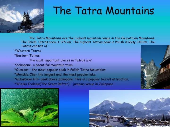 the tatra mountains