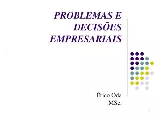 problemas e decis es empresariais