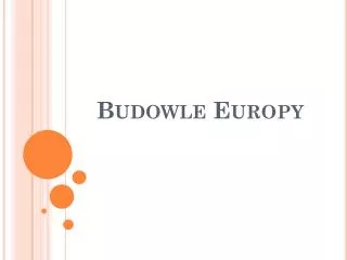 budowle europy