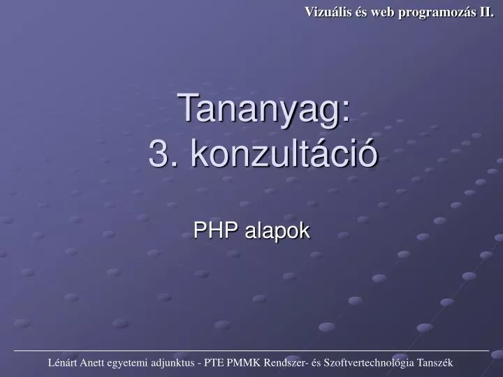 php alapok