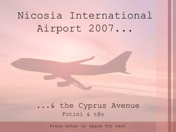 nicosia international airport 2007