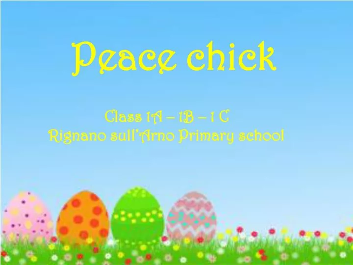 peace chick