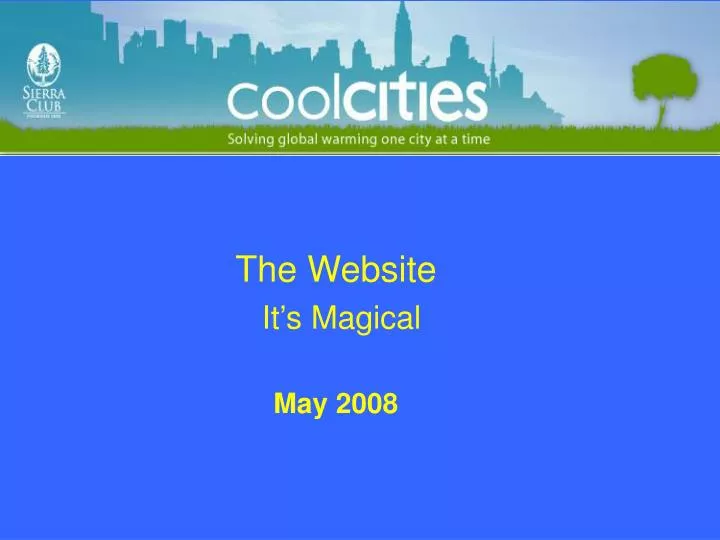 the website it s magical may 2008