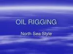 OIL RIGGING - slide 1