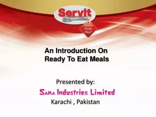 An Introduction On Ready To Eat Meals