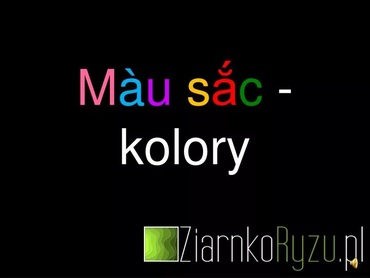 m u s c kolory