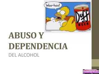 abuso y dependencia